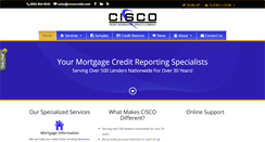 Desktop Screenshot of ciscocredit.com